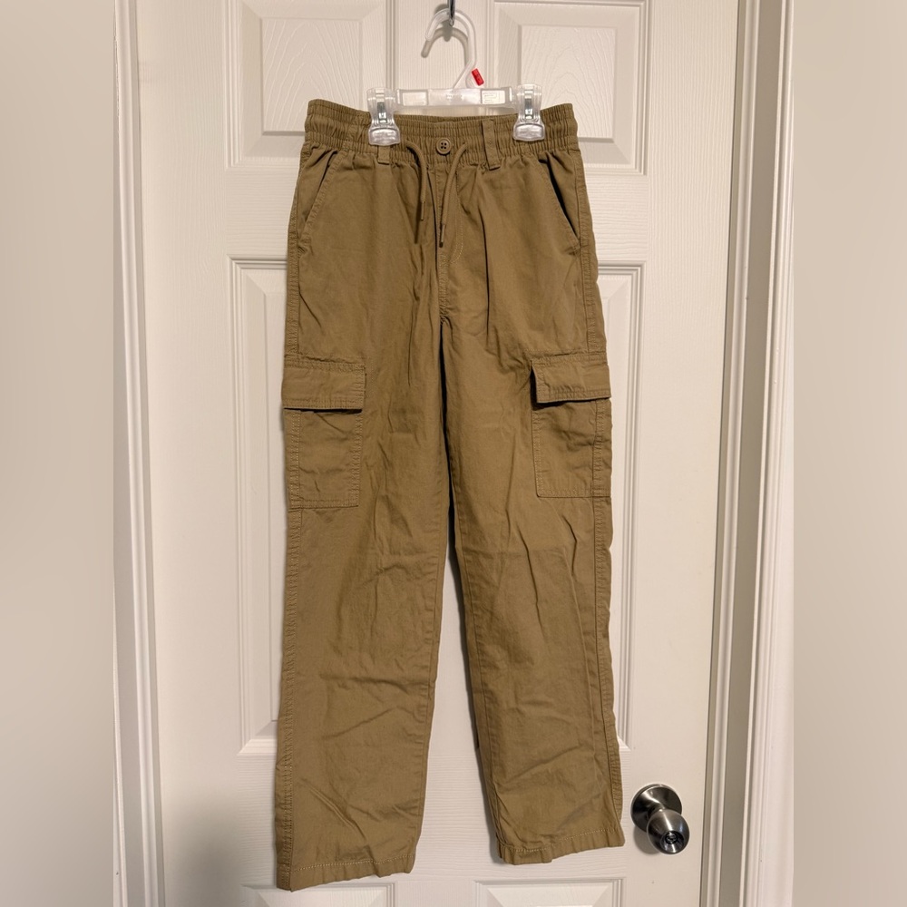 Boys Tan Cargo Pants